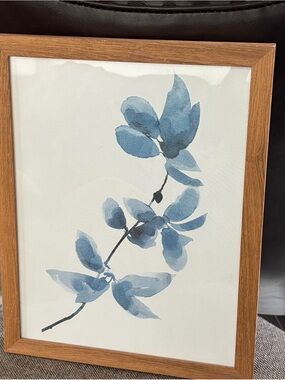 Threshold Blue Botanical Watercolor Print